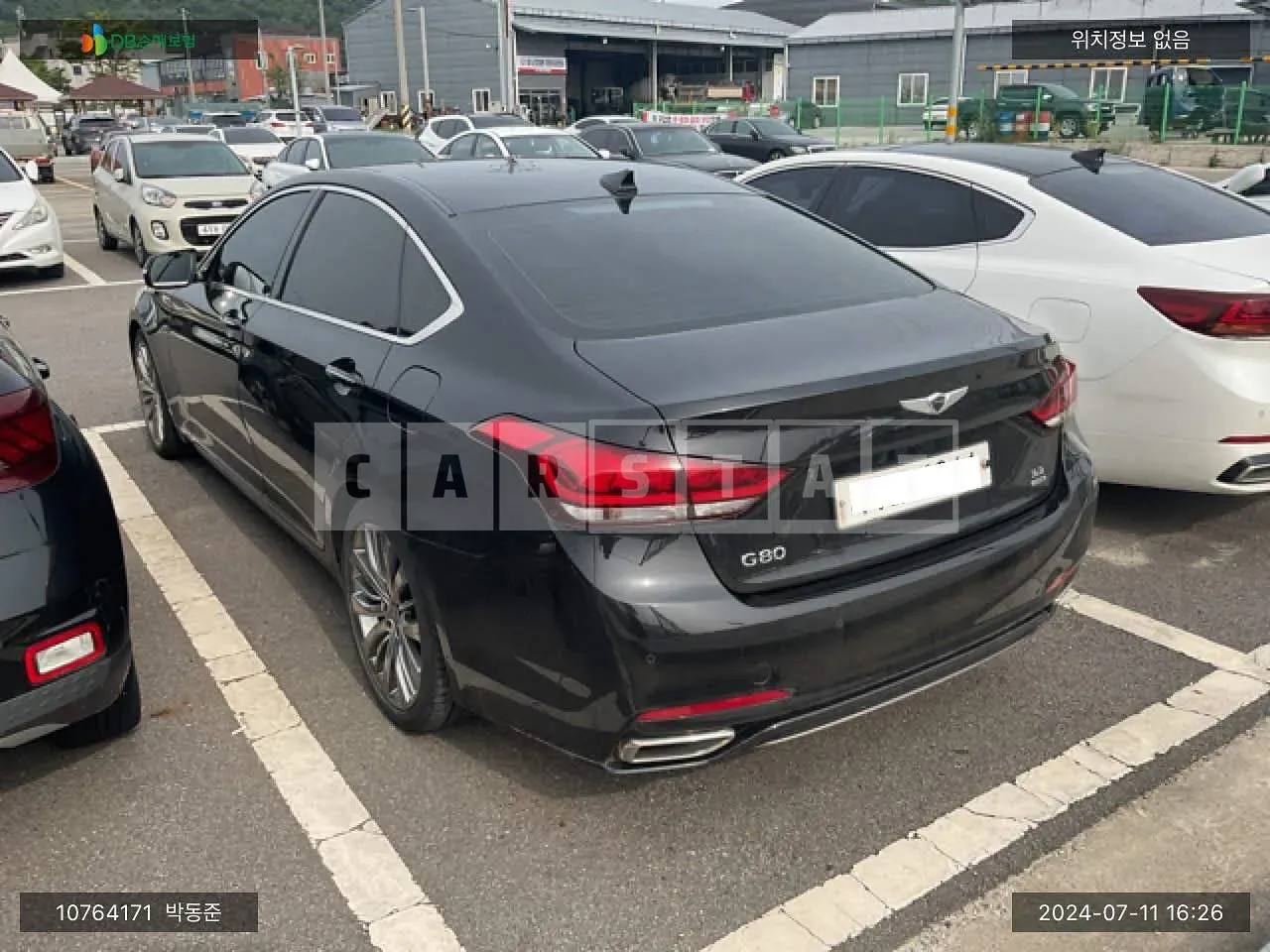 Photo 2 of 18: 2019 Hyundai Genesis /G80, VIN KMHGM41DDKU328485 — Korean insurance auction