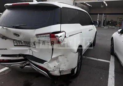 Photo 1 of 38: 2016 Kia Carnival, VIN KNAMB81ABGS158608 — Korean insurance auction