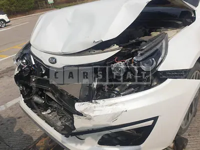 Photo 1 of 4: 2015 Kia K5, VIN KNAGM419BFA662059 — Korean insurance auction