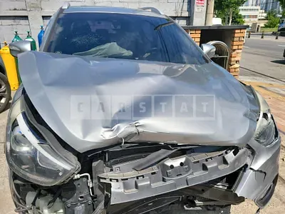 Photo 1 of 15: 2015 Hyundai Tucson, VIN KMHJT81VBFU996949 — Korean insurance auction