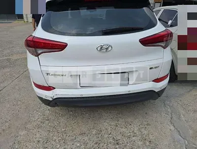 Photo 1 of 17: 2015 Hyundai Tucson, VIN KMHJ2815GGU077723 — Korean insurance auction