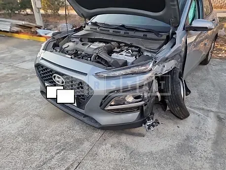 Photo 2 of 11: 2018 Hyundai Kona, VIN KMHK4815GJU034114 — Korean insurance auction