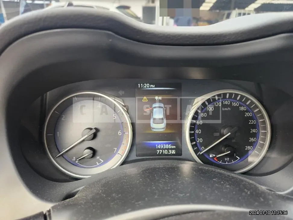 Photo 2 of 11: 2015 Infiniti Q50 2.2d, VIN JNKDV71E5FM530230 — Korean insurance auction