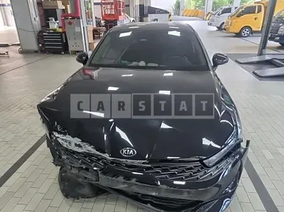 Photo 1 of 17: 2021 Kia K5, VIN KNAG6412BMA124953 — Korean insurance auction
