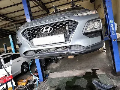 Photo 1 of 10: 2018 Hyundai Kona, VIN KMHK4815GJU031361 — Korean insurance auction