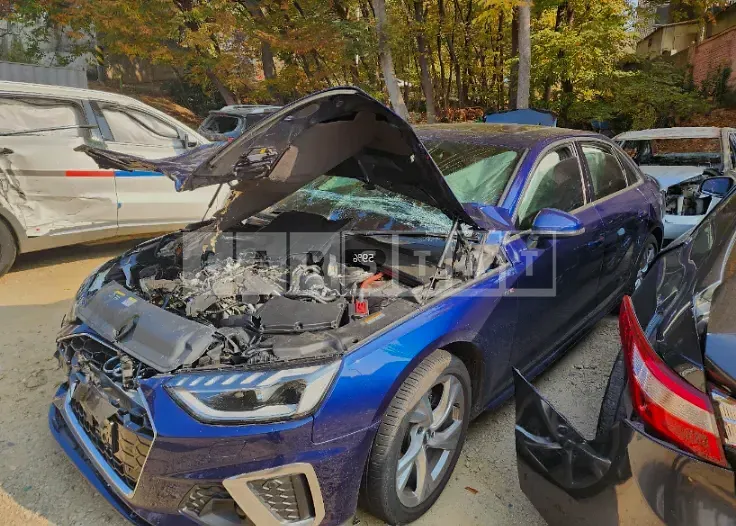 Photo 2 of 9: 2021 Audi A4 35 TDI, VIN WAUZZZF42MN001071 — Korean insurance auction