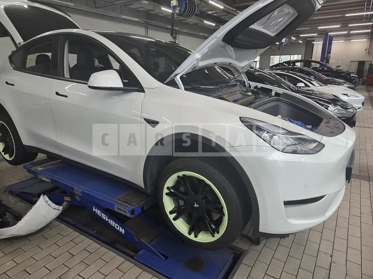 Photo 2 of 20: 2021 Tesla Model Y RWD Standard Drain, VIN 5YJYGDED3MF238904 — Korean insurance auction