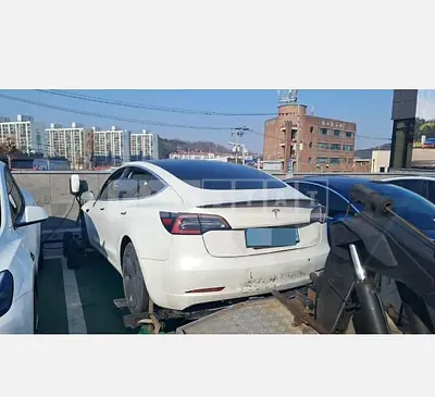 Photo 1 of 10: 2020 Tesla Model 3 Standard Range Plus Rw, VIN 5YJ3E1EA1LF694533 — Korean insurance auction