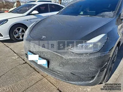 Photo 1 of 22: 2024 Tesla Model Y RWD, VIN LRWYGCFS7RC563760 — Korean insurance auction