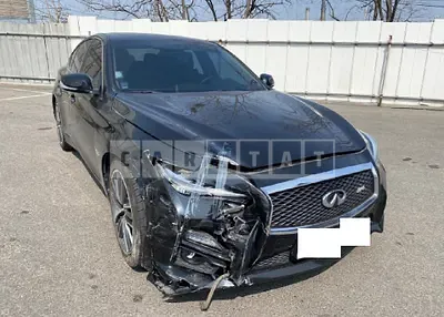 Photo 1 of 9: 2016 Infiniti Q50S Hybrid, VIN JNKAV71E5GM580582 — Korean insurance auction