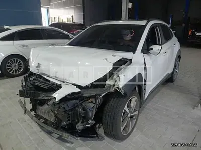 Photo 1 of 7: 2018 Hyundai Kona, VIN KMHK4815GJU014830 — Korean insurance auction