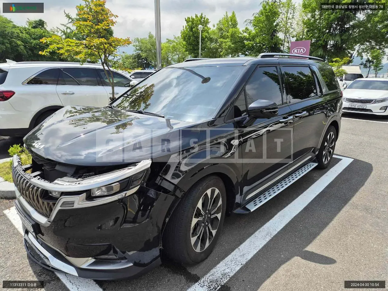 Photo 2 of 37: 2021 Kia Carnival, VIN KNANE813BNS138691 — Korean insurance auction