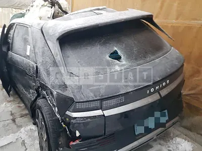 Photo 1 of 8: 2021 Hyundai IONIQ, VIN KMHKN81AFNU043356 — Korean insurance auction