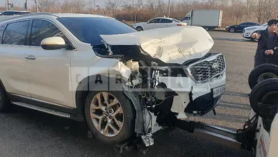 Photo 1 of 4: 2020 Kia Sorento, VIN KNAPH811BLA618541 — Korean insurance auction
