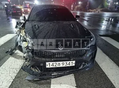 Photo 1 of 7: 2018 Kia Stinger, VIN KNAE351ABJS016573 — Korean insurance auction
