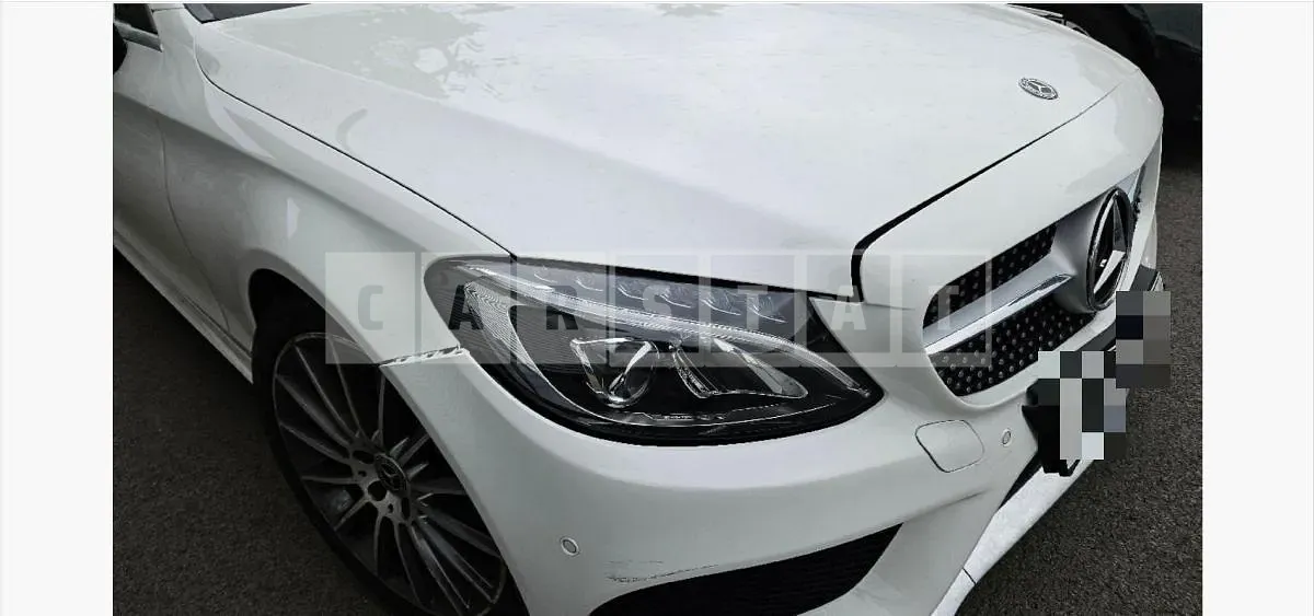 Photo 2 of 12: 2018 Mercedes-Benz (parts) C200 Radiator Grille, L Headlamp, R Headlamp — Korean insurance auction