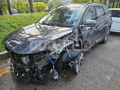 Photo 1 of 21: 2023 Hyundai Tucson, VIN KMHJE811BPU080252 — Korean insurance auction