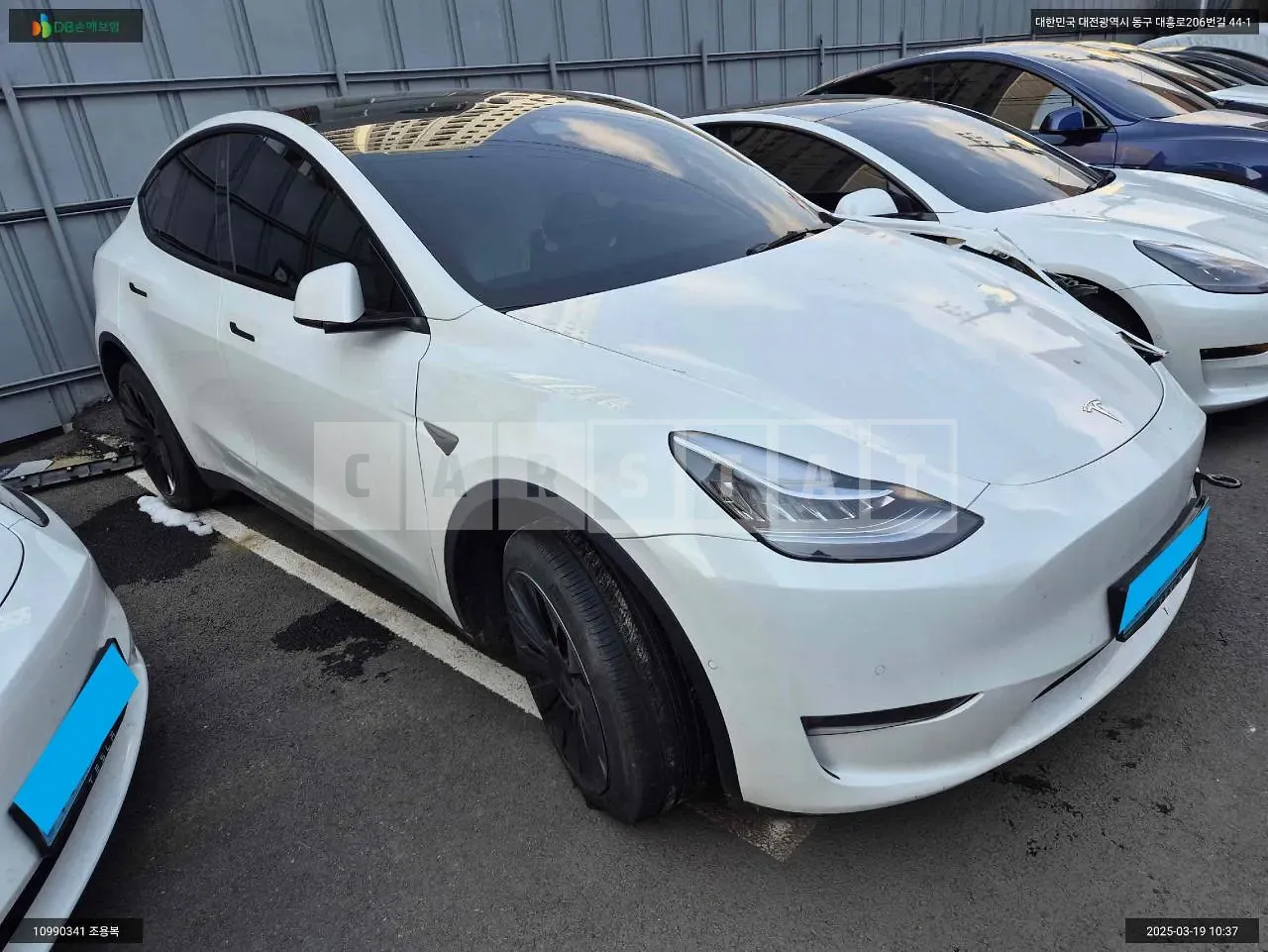 Photo 2 of 12: 2022 Tesla Model Y Long Range, VIN 7SAYGDEE0NF501265 — Korean insurance auction