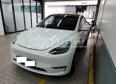 Photo 1 of 33: 2022 Tesla Model Y LongRange, VIN 7SAYGDEE6NF496752 — Korean insurance auction