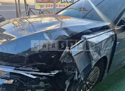 Photo 1 of 8: 2021 Audi A6 40 TDI Four, VIN WAUZZZF22MN003840 — Korean insurance auction
