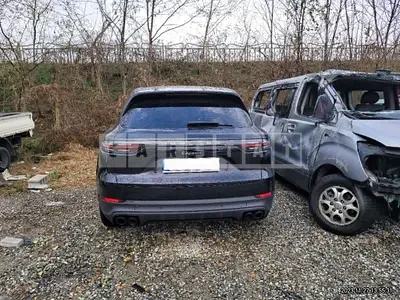 Photo 1 of 12: 2022 Porsche Cayenne, VIN WP1AA29Y6NDA20435 — Korean insurance auction