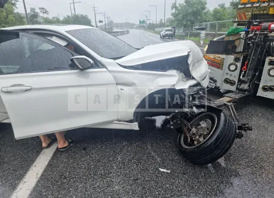 Photo 2 of 10: 2018 BMW 320d, VIN WBA8C5105JA074948 — Korean insurance auction