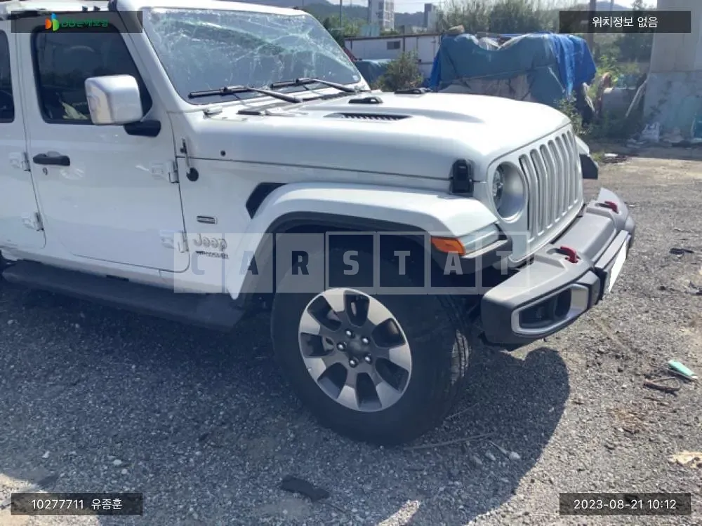 Photo 2 of 8: 2021 Jeep Wrangler, VIN 1C4HJXEN9MW795341 — Korean insurance auction