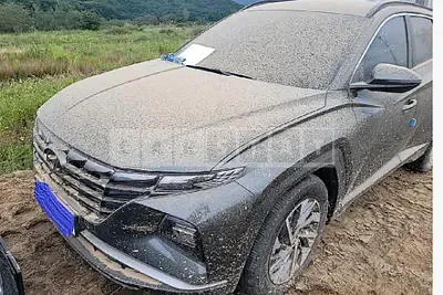 Photo 1 of 7: 2022 Hyundai Tucson, VIN KMHJC811BMU029681 — Korean insurance auction