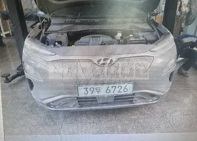 Photo 1 of 13: 2019 Hyundai Kona Electric, VIN KMHK381GFKU012704 — Korean insurance auction