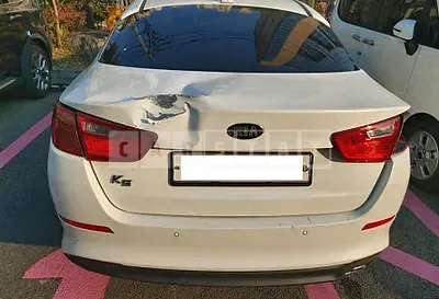 Photo 1 of 6: 2015 Kia K5, VIN KNAGL419BFA556683 — Korean insurance auction