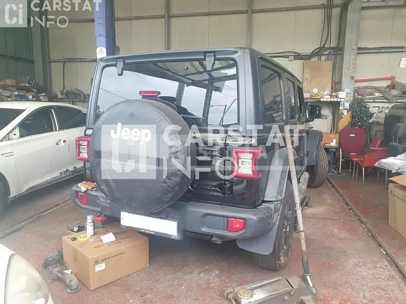 Photo 2 of 9: 2018 Jeep Wrangler Rubicon, VIN 1C4HJXFN8JW242531 — Korean insurance auction