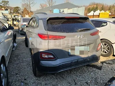 Photo 1 of 12: 2019 Hyundai Kona Electric, VIN KMHK381GFKU050033 — Korean insurance auction