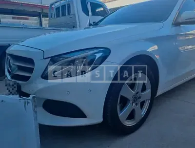 Photo 1 of 9: 2017 Mercedes-Benz C 200, VIN WDDWF4CB1HF591354 — Korean insurance auction