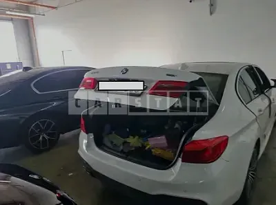 Photo 1 of 9: 2018 BMW 530i xDrive, VIN WBAJD910XJWC84070 — Korean insurance auction