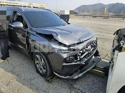 Photo 1 of 3: 2022 Hyundai Santa Fe TM, VIN KMHS381HGNU432850 — Korean insurance auction