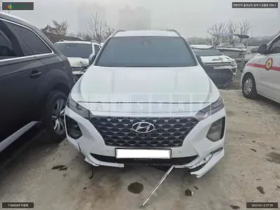 Photo 1 of 12: 2019 Hyundai Santa Fe, VIN KMHS581CBLU214823 — Korean insurance auction