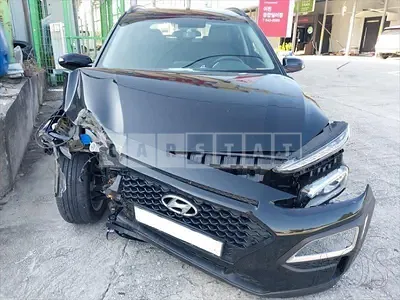 Photo 1 of 24: 2018 Hyundai Kona, VIN KMHK4815HJU125655 — Korean insurance auction