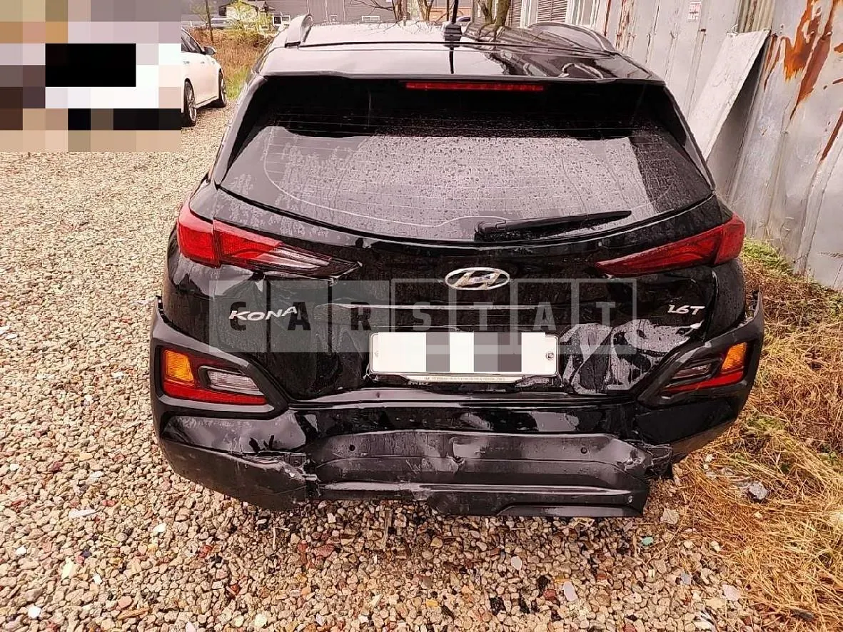 Photo 2 of 6: 2018 Hyundai Kona 1.6, VIN KMHK4815GJU066398 — Korean insurance auction