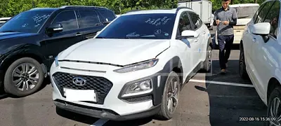 Photo 1 of 12: 2018 Hyundai Kona, VIN KMHK4815GJU175758 — Korean insurance auction