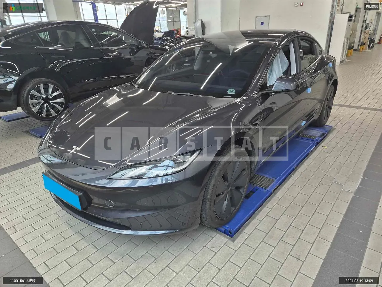 Photo 2 of 16: 2024 Tesla Model 3 Long Range, VIN LRW3E7EK1RC190739 — Korean insurance auction