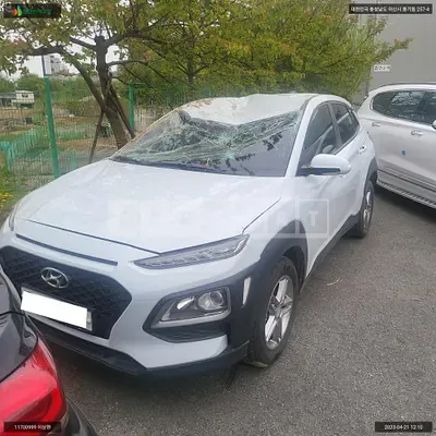 Photo 1 of 12: 2018 Hyundai Kona, VIN KMHK4815HJU093394 — Korean insurance auction