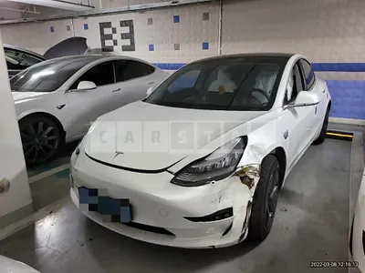 Photo 1 of 28: 2020 Tesla Model 3 Long Range, VIN 5YJ3E1EB8LF649307 — Korean insurance auction