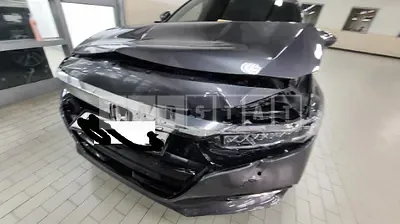 Photo 1 of 8: 2019 Honda Accord Hybrid, VIN 1HGCV3690KA511799 — Korean insurance auction