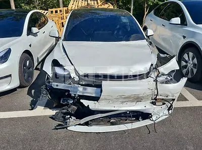 Photo 1 of 50: 2022 Tesla Model 3 Long Range, VIN 5YJ3E1EB0NF229883 — Korean insurance auction