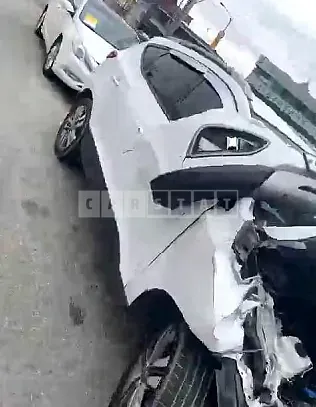 Photo 2 of 15: 2015 Hyundai Tucson, VIN KMHJT81VBFU095672 — Korean insurance auction
