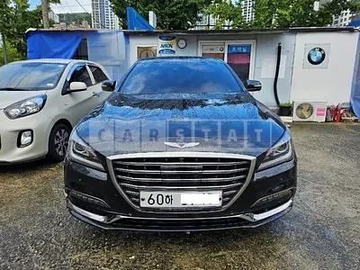 Photo 1 of 48: 2018 Hyundai Genesis /G80, VIN KMHGM41DBJU293840 — Korean insurance auction