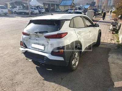 Photo 1 of 9: 2018 Hyundai Kona, VIN KMHK4815GJU064378 — Korean insurance auction