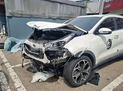 Photo 1 of 12: 2021 Kia Sportage — Korean insurance auction