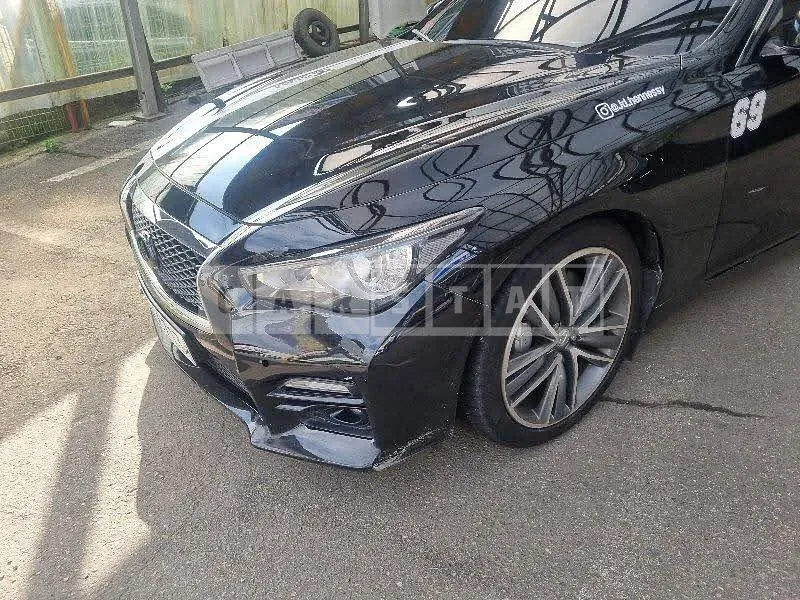 Photo 2 of 23: 2016 Infiniti Q50S Hybrid, VIN JNKAV71E4GM580640 — Korean insurance auction
