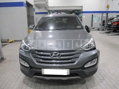 Photo 1 of 18: 2015 Hyundai Santa Fe, VIN KMHSW81UBFU500563 — Korean insurance auction